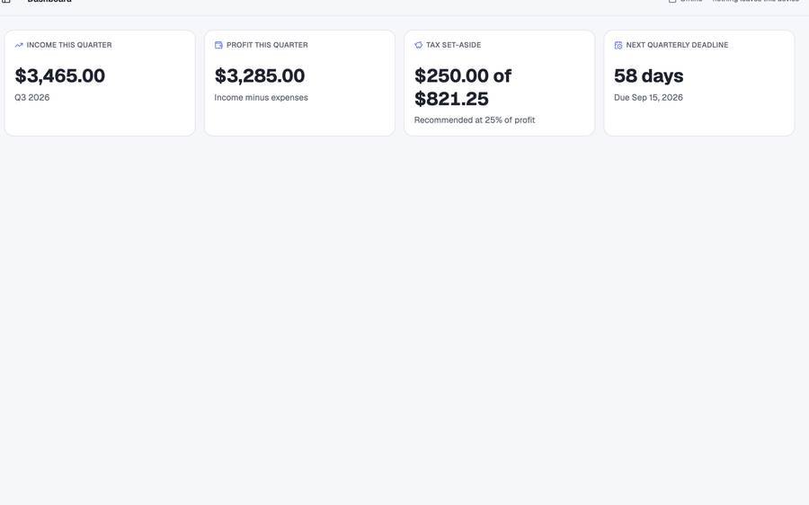 Side Hustle Income Tracker screenshot